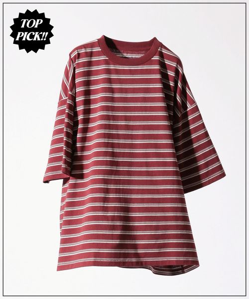 niko and .【北村匠海さん着用アイテム】USAコットンショートスリーブTシャツ レッド メンズインナー ニコアンド 316573 and ST アンドエスティ(旧ドットエスティ) niko and .【北村匠海さん着用アイテム】USAコットンショートスリーブTシャツ レッド メンズインナー ニコアンド 316573 and ST アンドエスティ(旧ドットエスティ)