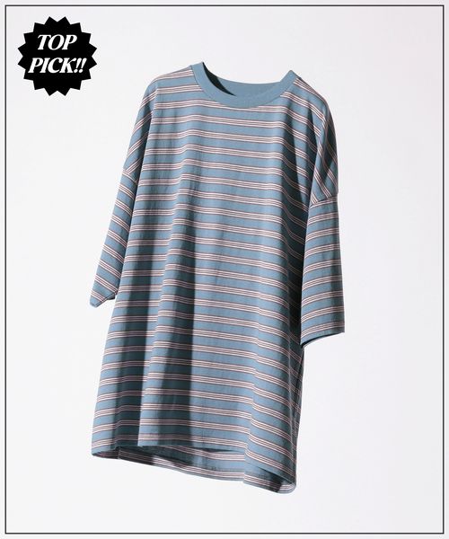 niko and .【北村匠海さん着用アイテム】USAコットンショートスリーブTシャツ ライトブルー M メンズインナー ニコアンド 316573 and ST アンドエスティ(旧ドットエスティ) niko and .【北村匠海さん着用アイテム】USAコットンショートスリーブTシャツ ライトブルー M メンズインナー ニコアンド 316573 and ST アンドエスティ(旧ドットエスティ)