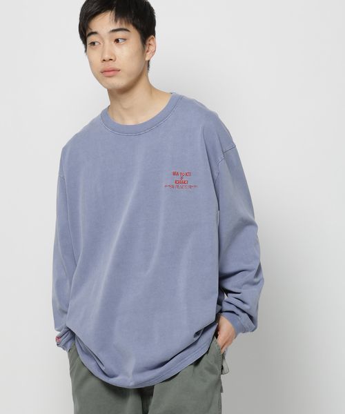 niko and .【NATOKii(ネイトゥーキー)】ピグエンブロ ロンTEE ブルー M メンズインナー ニコアンド 318657 and ST アンドエスティ(旧ドットエスティ) niko and .【NATOKii(ネイトゥーキー)】ピグエンブロ ロンTEE ブルー M メンズインナー ニコアンド 318657 and ST アンドエスティ(旧ドットエスティ)