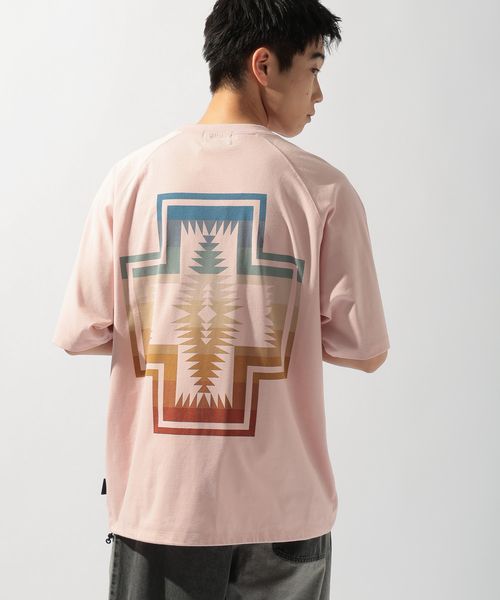 niko and .【PENDLETON(ペンドルトン)】別注バックプリントドライポケットT ピンク M メンズインナー ニコアンド 320388 and ST アンドエスティ(旧ドットエスティ) niko and .【PENDLETON(ペンドルトン)】別注バックプリントドライポケットT ピンク M メンズインナー ニコアンド 320388 and ST アンドエスティ(旧ドットエスティ)