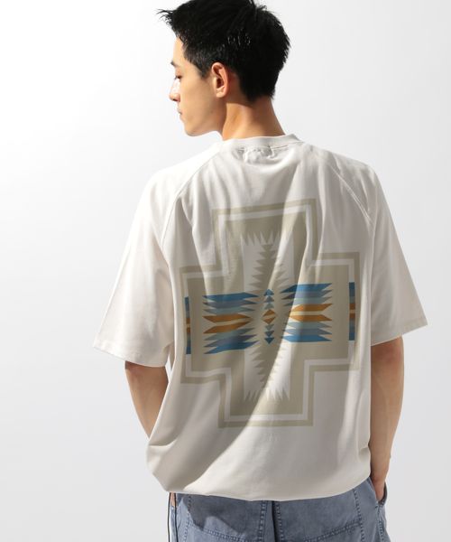 niko and .【PENDLETON(ペンドルトン)】別注バックプリントドライポケットT ベージュ M メンズインナー ニコアンド 320388 and ST アンドエスティ(旧ドットエスティ) niko and .【PENDLETON(ペンドルトン)】別注バックプリントドライポケットT ベージュ M メンズインナー ニコアンド 320388 and ST アンドエスティ(旧ドットエスティ)