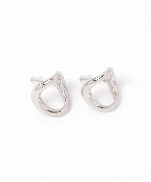 niko and .変形リングピアス グレー ウィメンズグッズ ニコアンド 320824 and ST アンドエスティ(旧ドットエスティ) niko and .変形リングピアス グレー ウィメンズグッズ ニコアンド 320824 and ST アンドエスティ(旧ドットエスティ)