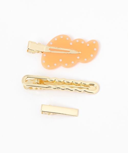 niko and .ナミナミ3SETヘアクリップ オレンジ ウィメンズグッズ ニコアンド 320846 and ST アンドエスティ(旧ドットエスティ) niko and .ナミナミ3SETヘアクリップ オレンジ ウィメンズグッズ ニコアンド 320846 and ST アンドエスティ(旧ドットエスティ)