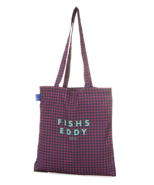 niko and .【Fishs Eddy(フィッシュエディ)】チェックトート ライトブルー FISHS EDDY ニコアンド 321273 and ST アンドエスティ(旧ドットエスティ) niko and .【Fishs Eddy(フィッシュエディ)】チェックトート ライトブルー FISHS EDDY ニコアンド 321273 and ST アンドエスティ(旧ドットエスティ)