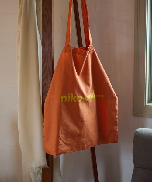 niko and .ニコロゴカラートート バッグ オレンジ ニコアンド 321411 and ST アンドエスティ(旧ドットエスティ) niko and .ニコロゴカラートート バッグ オレンジ ニコアンド 321411 and ST アンドエスティ(旧ドットエスティ)