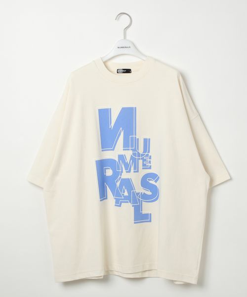 niko and .【NUMERALS】グラフィックTシャツ ホワイト L NUMERALS ニコアンド 322130 and ST アンドエスティ(旧ドットエスティ) niko and .【NUMERALS】グラフィックTシャツ ホワイト L NUMERALS ニコアンド 322130 and ST アンドエスティ(旧ドットエスティ)