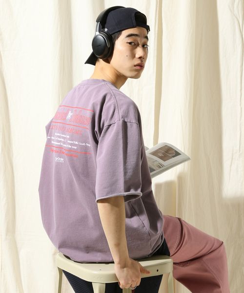 niko and .ヴィンテージミニ裏毛Tシャツ パープル L メンズインナー ニコアンド 322428 and ST アンドエスティ(旧ドットエスティ) niko and .ヴィンテージミニ裏毛Tシャツ パープル L メンズインナー ニコアンド 322428 and ST アンドエスティ(旧ドットエスティ)