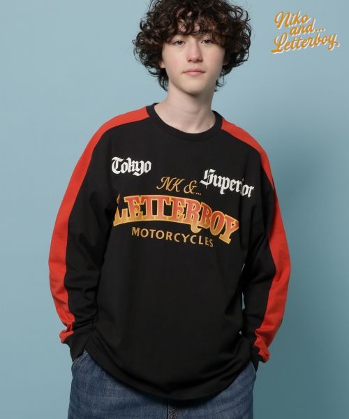 niko and .【LETTERBOY(レターボーイ)】コラボモーターサイクルTEE シルバー M メンズインナー ニコアンド 322513 and ST アンドエスティ(旧ドットエスティ) niko and .【LETTERBOY(レターボーイ)】コラボモーターサイクルTEE シルバー M メンズインナー ニコアンド 322513 and ST アンドエスティ(旧ドットエスティ)