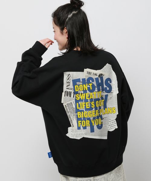 niko and .【Fishs Eddy(フィッシュエディ)】スウェットプルオーバー【UNISEX】 シルバー M FISHS EDDY ニコアンド 323385 and ST アンドエスティ(旧ドットエスティ) niko and .【Fishs Eddy(フィッシュエディ)】スウェットプルオーバー【UNISEX】 シルバー M FISHS EDDY ニコアンド 323385 and ST アンドエスティ(旧ドットエスティ)