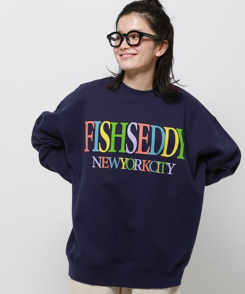 niko and .【Fishs Eddy(フィッシュエディ)】スウェットプルオーバー【UNISEX】 ネイビー M FISHS EDDY ニコアンド 323385 and ST アンドエスティ(旧ドットエスティ) niko and .【Fishs Eddy(フィッシュエディ)】スウェットプルオーバー【UNISEX】 ネイビー M FISHS EDDY ニコアンド 323385 and ST アンドエスティ(旧ドットエスティ)