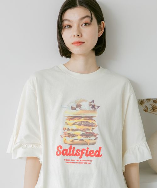 niko and .フリルアソートキャットTシャツ ライトグレー L ウィメンズインナー ニコアンド 323562 and ST アンドエスティ(旧ドットエスティ) niko and .フリルアソートキャットTシャツ ライトグレー L ウィメンズインナー ニコアンド 323562 and ST アンドエスティ(旧ドットエスティ)