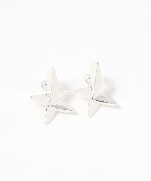 niko and .変形スターピアス グレー ウィメンズグッズ ニコアンド 324097 and ST アンドエスティ(旧ドットエスティ) niko and .変形スターピアス グレー ウィメンズグッズ ニコアンド 324097 and ST アンドエスティ(旧ドットエスティ)