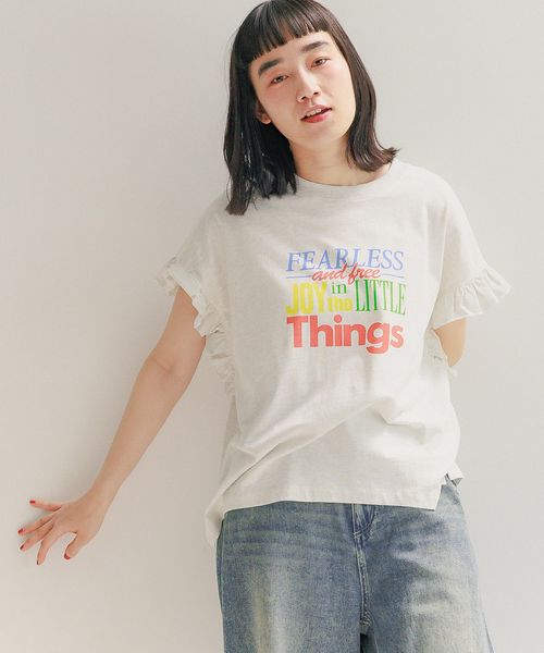 niko and .アソートフリルグラフィックTシャツ ライトベージュ M ウィメンズインナー ニコアンド 325120 and ST アンドエスティ(旧ドットエスティ) niko and .アソートフリルグラフィックTシャツ ライトベージュ M ウィメンズインナー ニコアンド 325120 and ST アンドエスティ(旧ドットエスティ)