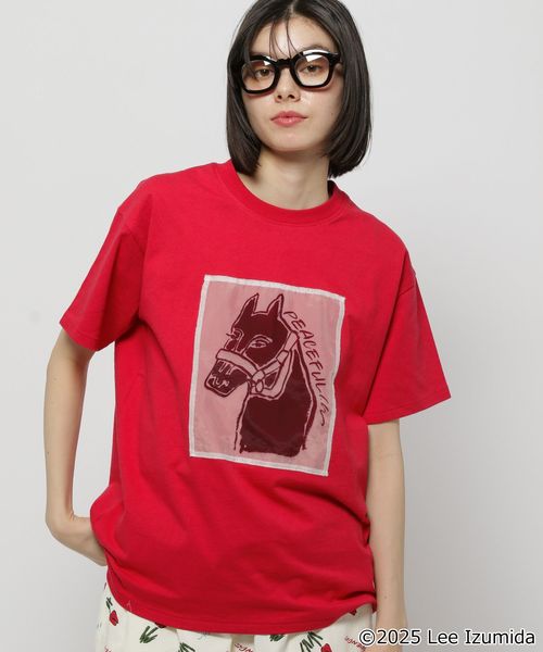 niko and .【IZUMIDA LEE(イズミダ リー)】コラボ アソートグラフィックTシャツ レッド M ウィメンズインナー ニコアンド 325129 and ST アンドエスティ(旧ドットエスティ) niko and .【IZUMIDA LEE(イズミダ リー)】コラボ アソートグラフィックTシャツ レッド M ウィメンズインナー ニコアンド 325129 and ST アンドエスティ(旧ドットエスティ)