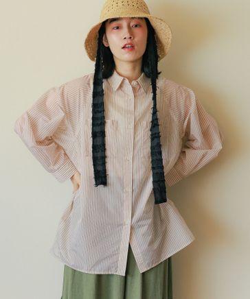 新品タグ付き 完売 Niko and… GEORGE'S ストライプBIGシャツ