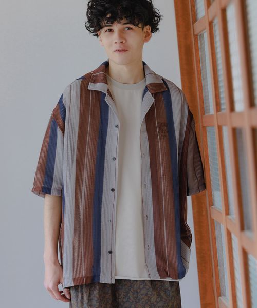 niko and .【北村匠海さん着用アイテム】アソート透かしシャツ ライトベージュ M メンズインナー ニコアンド 326377 and ST アンドエスティ(旧ドットエスティ) niko and .【北村匠海さん着用アイテム】アソート透かしシャツ ライトベージュ M メンズインナー ニコアンド 326377 and ST アンドエスティ(旧ドットエスティ)