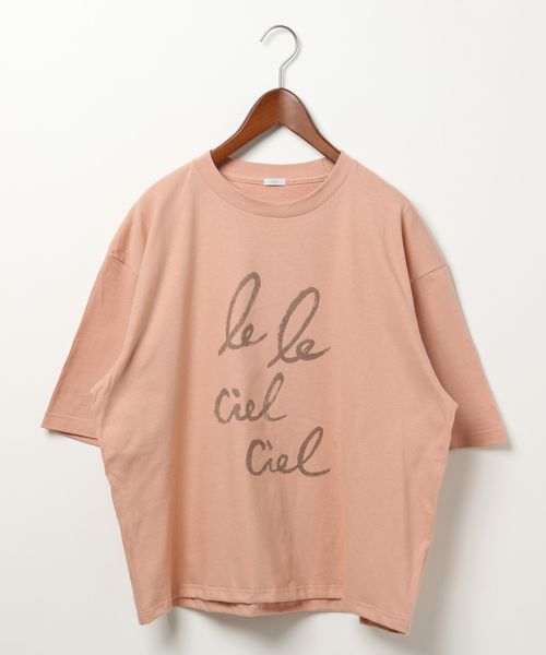 niko and .【ichi(イチ)】プリントTシャツ ピンク FREE ウィメンズインナー ニコアンド 327205 and ST アンドエスティ(旧ドットエスティ) niko and .【ichi(イチ)】プリントTシャツ ピンク FREE ウィメンズインナー ニコアンド 327205 and ST アンドエスティ(旧ドットエスティ)