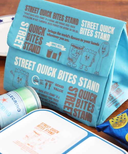 niko and .保冷バッグ【STREET QUICK BITES STAND】 ランチ ライトブルー ニコアンド 327380 and ST アンドエスティ(旧ドットエスティ) niko and .保冷バッグ【STREET QUICK BITES STAND】 ランチ ライトブルー ニコアンド 327380 and ST アンドエスティ(旧ドットエスティ)
