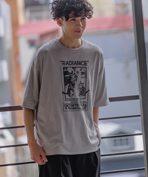 niko and .アニマルリバーシブルプリントTシャツ ブラウン M メンズインナー ニコアンド 327476 and ST アンドエスティ(旧ドットエスティ) niko and .アニマルリバーシブルプリントTシャツ ブラウン M メンズインナー ニコアンド 327476 and ST アンドエスティ(旧ドットエスティ)