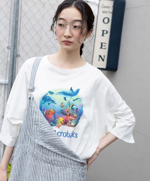 niko and .イルカアソートBIGTシャツ ライトグレー FREE ウィメンズインナー ニコアンド 327600 and ST アンドエスティ(旧ドットエスティ) niko and .イルカアソートBIGTシャツ ライトグレー FREE ウィメンズインナー ニコアンド 327600 and ST アンドエスティ(旧ドットエスティ)