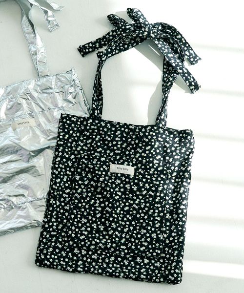 niko and .リボンハンドルトートバッグ[tiny tiny(ティニーティニー)]【新色予約】 ホワイト ｔｉｎｙ ｔｉｎｙ ニコアンド 327989 and ST アンドエスティ（旧ドットエスティ）