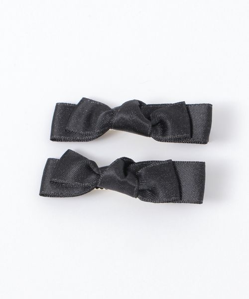 niko and .サテンリボンヘアクリップ シルバー ウィメンズグッズ ニコアンド 328641 and ST アンドエスティ(旧ドットエスティ) niko and .サテンリボンヘアクリップ シルバー ウィメンズグッズ ニコアンド 328641 and ST アンドエスティ(旧ドットエスティ)