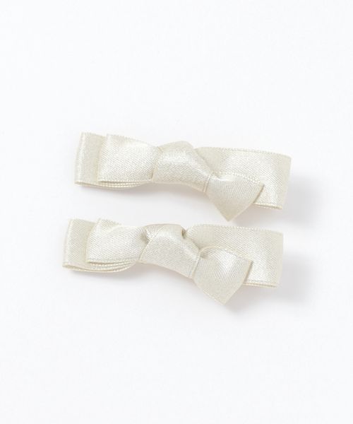 niko and .サテンリボンヘアクリップ イエロー ウィメンズグッズ ニコアンド 328641 and ST アンドエスティ(旧ドットエスティ) niko and .サテンリボンヘアクリップ イエロー ウィメンズグッズ ニコアンド 328641 and ST アンドエスティ(旧ドットエスティ)