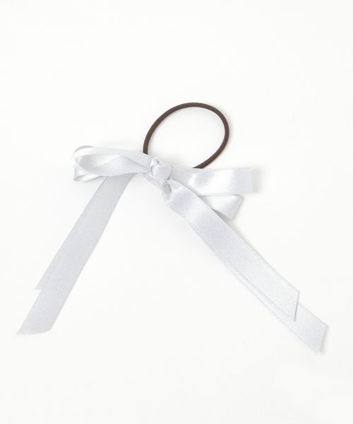 niko and .サテンリボンヘアゴム グレー ウィメンズグッズ ニコアンド 328642 and ST アンドエスティ(旧ドットエスティ) niko and .サテンリボンヘアゴム グレー ウィメンズグッズ ニコアンド 328642 and ST アンドエスティ(旧ドットエスティ)