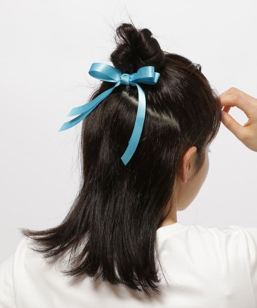 niko and .サテンリボンヘアゴム ライトブルー ウィメンズグッズ ニコアンド 328642 and ST アンドエスティ(旧ドットエスティ) niko and .サテンリボンヘアゴム ライトブルー ウィメンズグッズ ニコアンド 328642 and ST アンドエスティ(旧ドットエスティ)