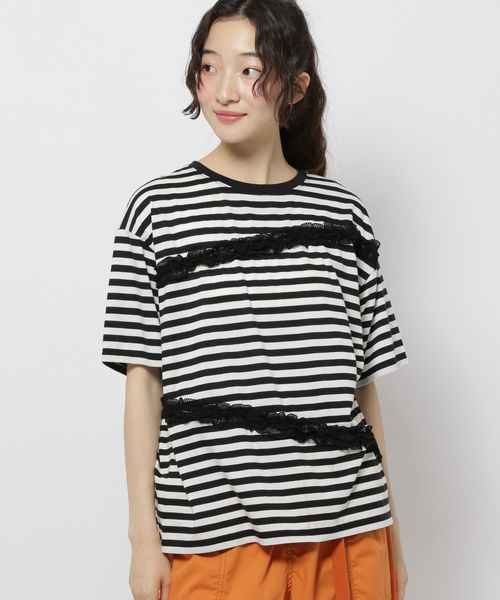 niko and .レースドッキングTシャツ ライトグレー L ウィメンズインナー ニコアンド 329644 and ST アンドエスティ(旧ドットエスティ) niko and .レースドッキングTシャツ ライトグレー L ウィメンズインナー ニコアンド 329644 and ST アンドエスティ(旧ドットエスティ)