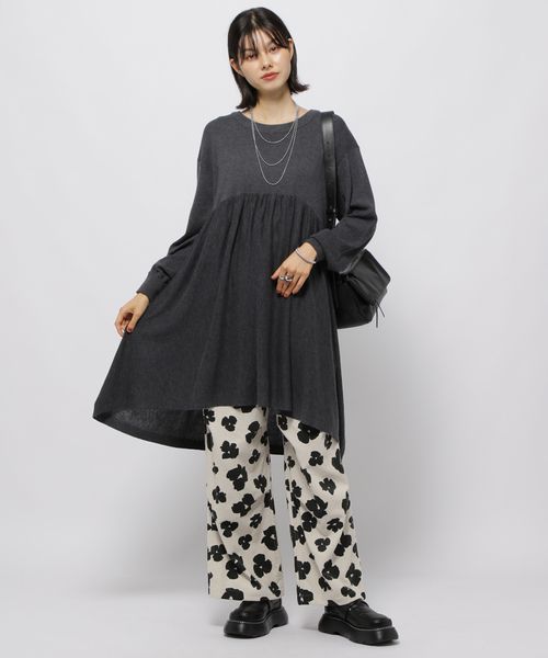 niko and .アソートレングスクルーネックワンピース チャコールグレー ウィメンズワンピース&チュニック ニコアンド 420649 and ST アンドエスティ(旧ドットエスティ) niko and .アソートレングスクルーネックワンピース チャコールグレー ウィメンズワンピース&チュニック ニコアンド 420649 and ST アンドエスティ(旧ドットエスティ)