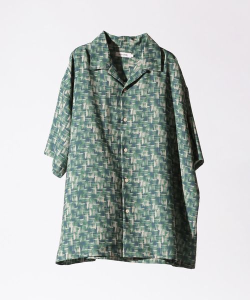 niko and .アソート総柄シャツ グリーン L メンズインナー ニコアンド 425590 and ST アンドエスティ(旧ドットエスティ) niko and .アソート総柄シャツ グリーン L メンズインナー ニコアンド 425590 and ST アンドエスティ(旧ドットエスティ)
