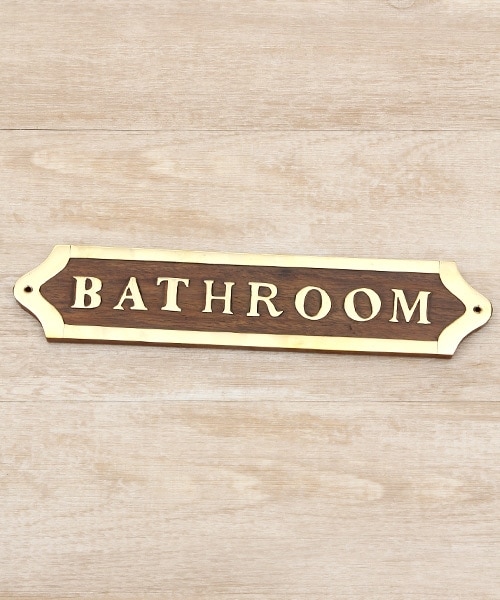 niko and .オリジナルアカシアサインボード BATH ROOM インテリアデコール クリア ニコアンド 431207 and ST アンドエスティ(旧ドットエスティ) niko and .オリジナルアカシアサインボード BATH ROOM インテリアデコール クリア ニコアンド 431207 and ST アンドエスティ(旧ドットエスティ)
