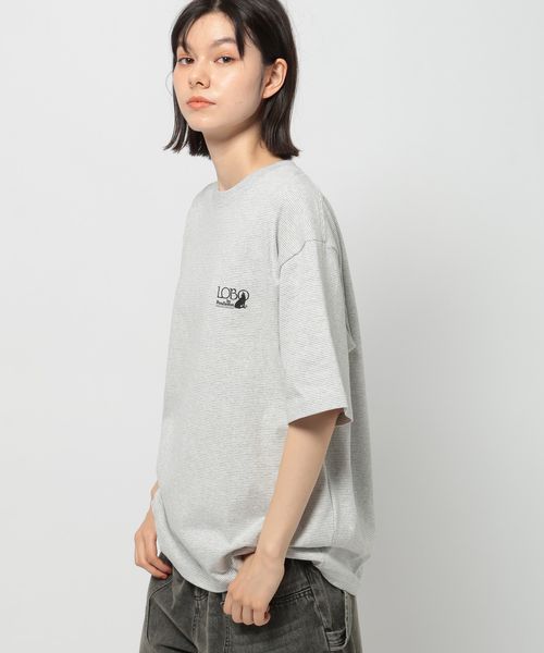 niko and .【PENDLETON(ペンドルトン)】別注ロゴ入りボーダーTシャツ ライトグレー L ウィメンズインナー ニコアンド 450663 and ST アンドエスティ(旧ドットエスティ) niko and .【PENDLETON(ペンドルトン)】別注ロゴ入りボーダーTシャツ ライトグレー L ウィメンズインナー ニコアンド 450663 and ST アンドエスティ(旧ドットエスティ)