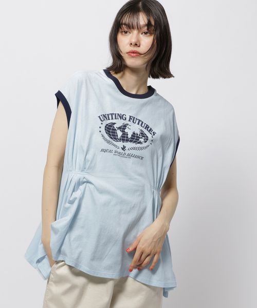 niko and .タックアソートリンガーTシャツ ライトブルー L ウィメンズインナー ニコアンド 451765 and ST アンドエスティ(旧ドットエスティ) niko and .タックアソートリンガーTシャツ ライトブルー L ウィメンズインナー ニコアンド 451765 and ST アンドエスティ(旧ドットエスティ)