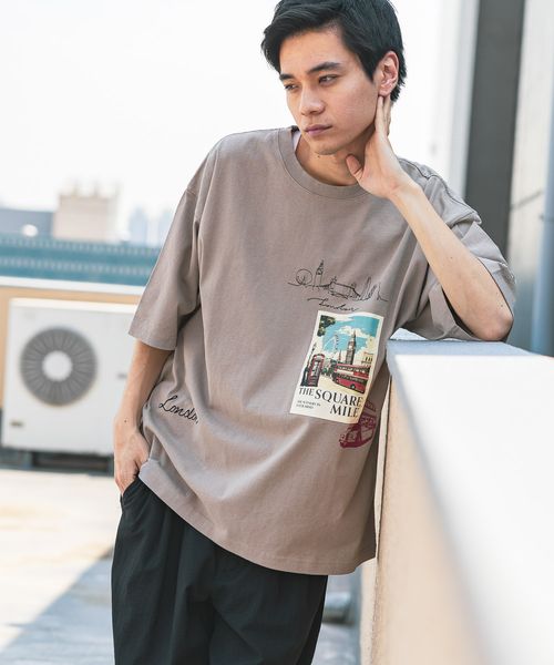 niko and .スーベニアモチーフクラフトTシャツ ブラウン M メンズインナー ニコアンド 451920 and ST アンドエスティ(旧ドットエスティ) niko and .スーベニアモチーフクラフトTシャツ ブラウン M メンズインナー ニコアンド 451920 and ST アンドエスティ(旧ドットエスティ)