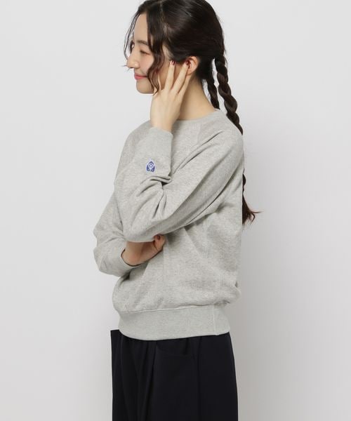 niko and .【ORCIVAL(オーシバル)】ラグラン裏毛プルオーバー グレー M ウィメンズインナー ニコアンド 451927 and ST アンドエスティ（旧ドットエスティ）