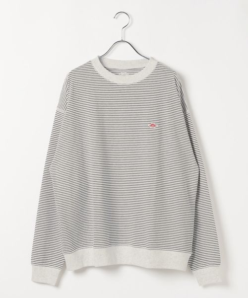 niko and .【DANTON(ダントン)】ボーダースウェットTシャツ ライトグレー L メンズインナー ニコアンド 452862 and ST アンドエスティ(旧ドットエスティ) niko and .【DANTON(ダントン)】ボーダースウェットTシャツ ライトグレー L メンズインナー ニコアンド 452862 and ST アンドエスティ(旧ドットエスティ)