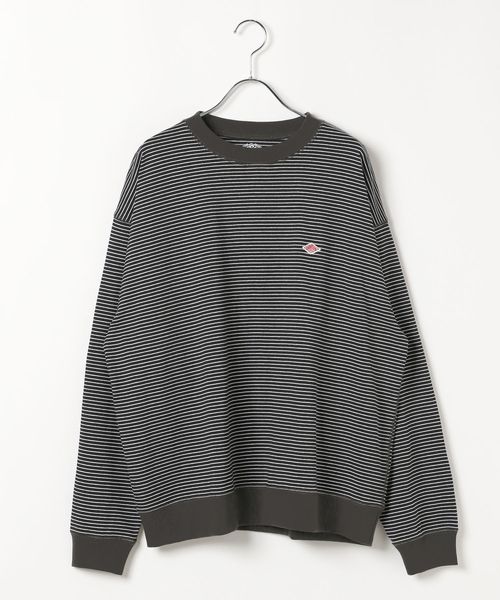 niko and .【DANTON(ダントン)】ボーダースウェットTシャツ シルバー L メンズインナー ニコアンド 452862 and ST アンドエスティ(旧ドットエスティ) niko and .【DANTON(ダントン)】ボーダースウェットTシャツ シルバー L メンズインナー ニコアンド 452862 and ST アンドエスティ(旧ドットエスティ)