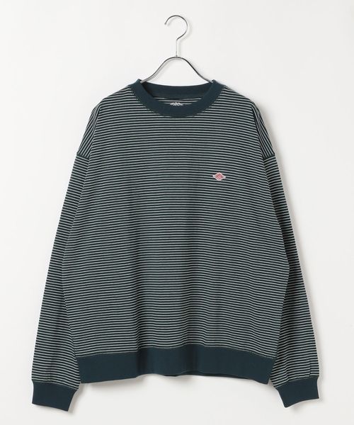 niko and .【DANTON(ダントン)】ボーダースウェットTシャツ グリーン L メンズインナー ニコアンド 452862 and ST アンドエスティ(旧ドットエスティ) niko and .【DANTON(ダントン)】ボーダースウェットTシャツ グリーン L メンズインナー ニコアンド 452862 and ST アンドエスティ(旧ドットエスティ)