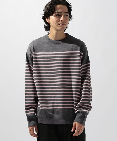 niko and .【ORCIVAL(オーシバル)】CRA_CREW NECK PULLOVER グレー M メンズインナー ニコアンド 455382 and ST アンドエスティ（旧ドットエスティ）