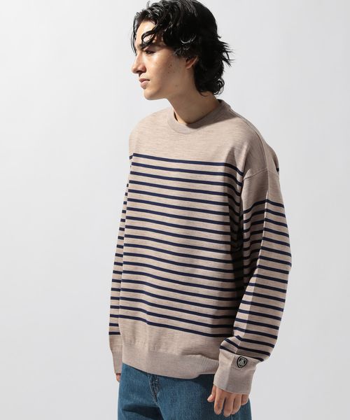 niko and .【ORCIVAL(オーシバル)】CRA_CREW NECK PULLOVER ブラウン M メンズインナー ニコアンド 455382 and ST アンドエスティ（旧ドットエスティ）