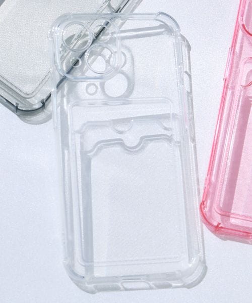 niko and .カードケース付きiPhone15ケース[tiny tiny(ティニーティニー)] クリア ｔｉｎｙ ｔｉｎｙ ニコアンド 459189 and ST アンドエスティ（旧ドットエスティ）