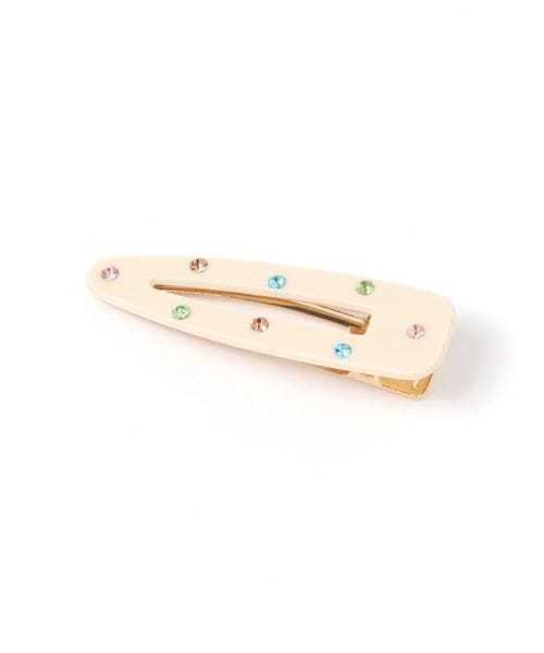 niko and .カラーストーンヘアクリップ ベージュ ウィメンズグッズ ニコアンド 459434 and ST アンドエスティ(旧ドットエスティ) niko and .カラーストーンヘアクリップ ベージュ ウィメンズグッズ ニコアンド 459434 and ST アンドエスティ(旧ドットエスティ)