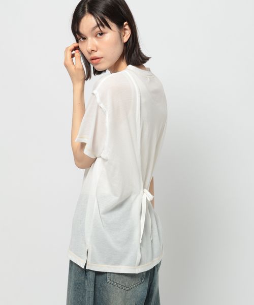 niko and .シアーリボンアレンジTシャツ ライトグレー FREE ウィメンズインナー ニコアンド 491110 and ST アンドエスティ(旧ドットエスティ) niko and .シアーリボンアレンジTシャツ ライトグレー FREE ウィメンズインナー ニコアンド 491110 and ST アンドエスティ(旧ドットエスティ)
