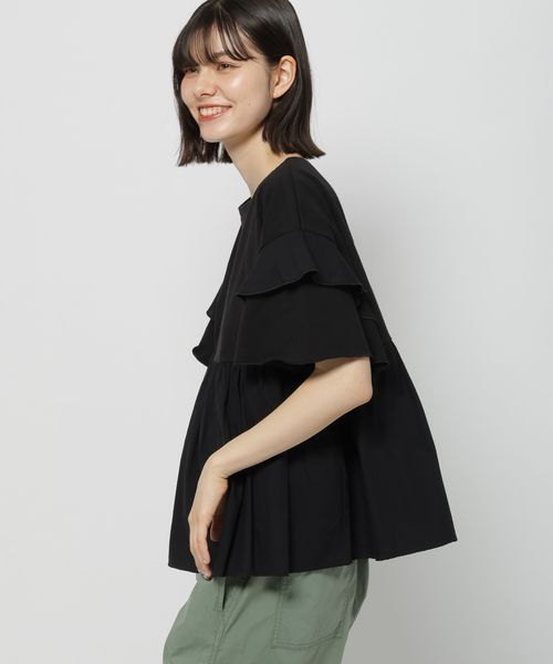 niko and .フリル切り替えペプラムTシャツ シルバー L ウィメンズインナー ニコアンド 491112 and ST アンドエスティ(旧ドットエスティ) niko and .フリル切り替えペプラムTシャツ シルバー L ウィメンズインナー ニコアンド 491112 and ST アンドエスティ(旧ドットエスティ)