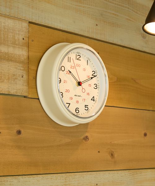 niko and .ニコロゴウォールクロック インテリアデコール ベージュ ニコアンド 492861 and ST アンドエスティ(旧ドットエスティ)