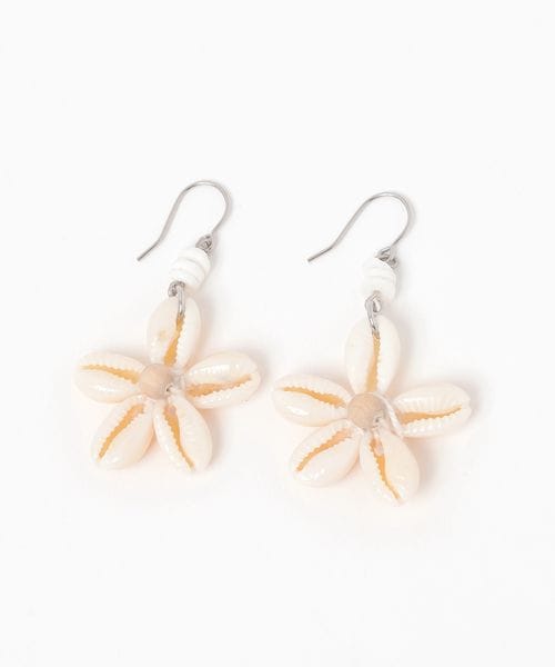 niko and .シェルフラワーピアス ブラウン ウィメンズグッズ ニコアンド 492880 and ST アンドエスティ(旧ドットエスティ) niko and .シェルフラワーピアス ブラウン ウィメンズグッズ ニコアンド 492880 and ST アンドエスティ(旧ドットエスティ)