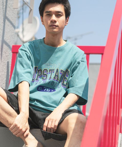 niko and .アソートカレッジロゴTシャツ グリーン M メンズインナー ニコアンド 492923 and ST アンドエスティ(旧ドットエスティ) niko and .アソートカレッジロゴTシャツ グリーン M メンズインナー ニコアンド 492923 and ST アンドエスティ(旧ドットエスティ)