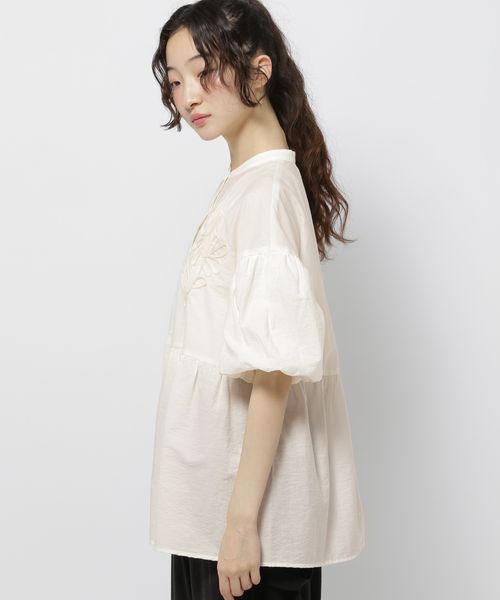 niko and .ふんわりコード刺繍ブラウス ライトグレー M ウィメンズインナー ニコアンド 492981 and ST アンドエスティ(旧ドットエスティ) niko and .ふんわりコード刺繍ブラウス ライトグレー M ウィメンズインナー ニコアンド 492981 and ST アンドエスティ(旧ドットエスティ)